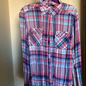 Urban Outfitters Long & Soft Plaid Shirt